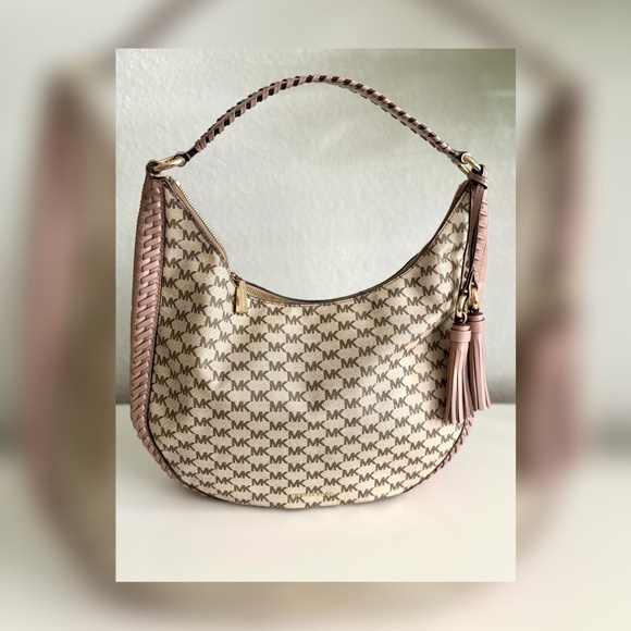 Michael Kors Nolita style MK Print Shoulder Bag - Picture 1 of 4